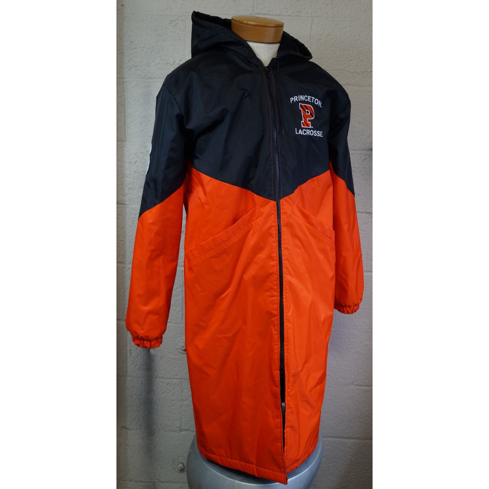 Boathouse Princeton University Lacrosse Fleece Lined Hooded Deck Parka Size S.